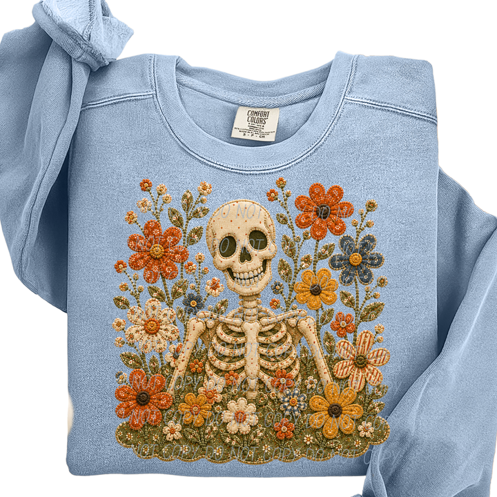 Fall Flowers DTF Print