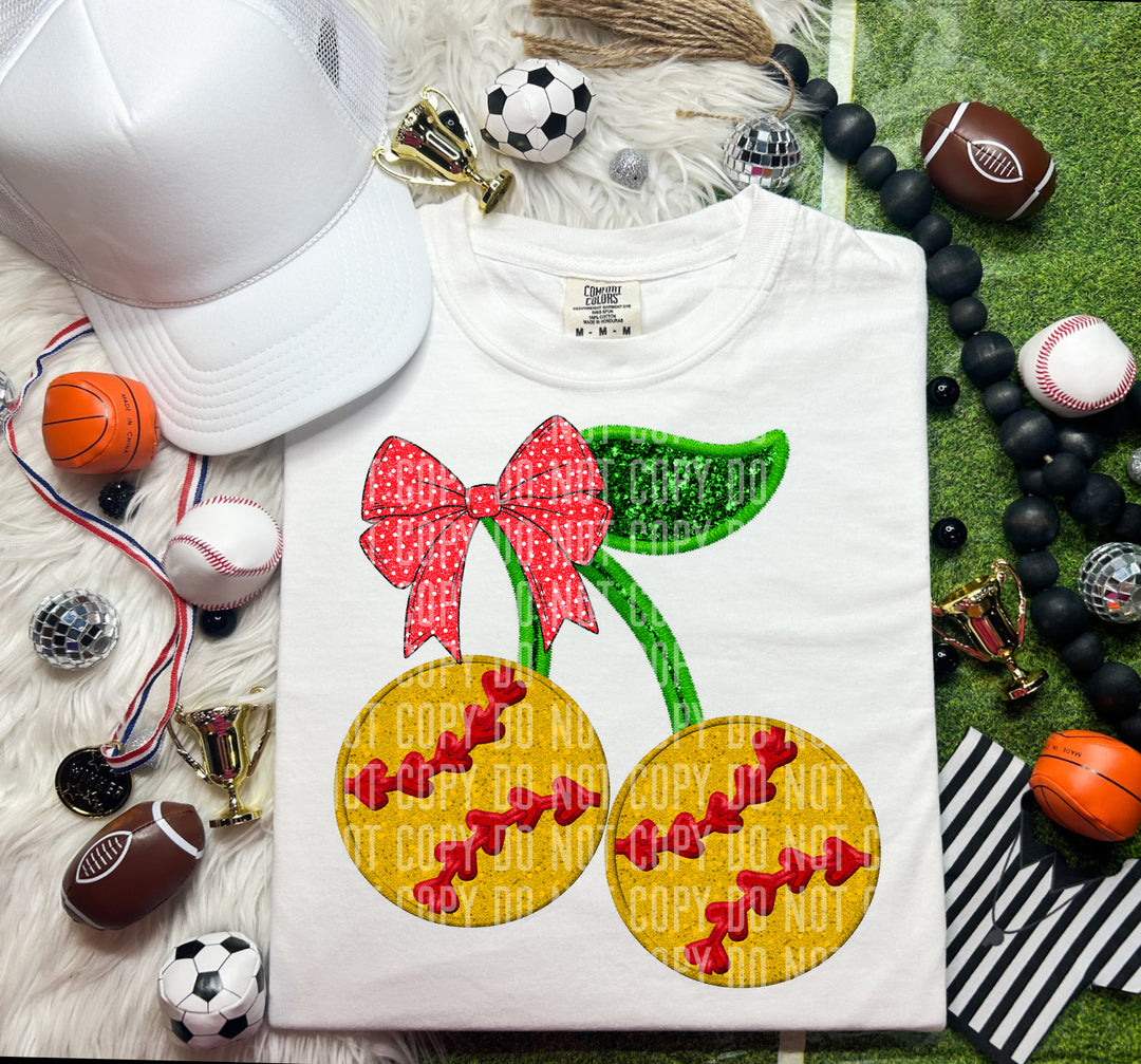 Cherry Sports DTF Print