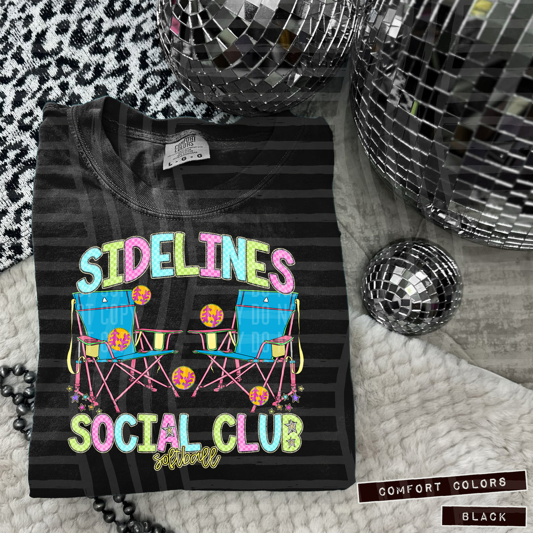 Sidelines DTF Print