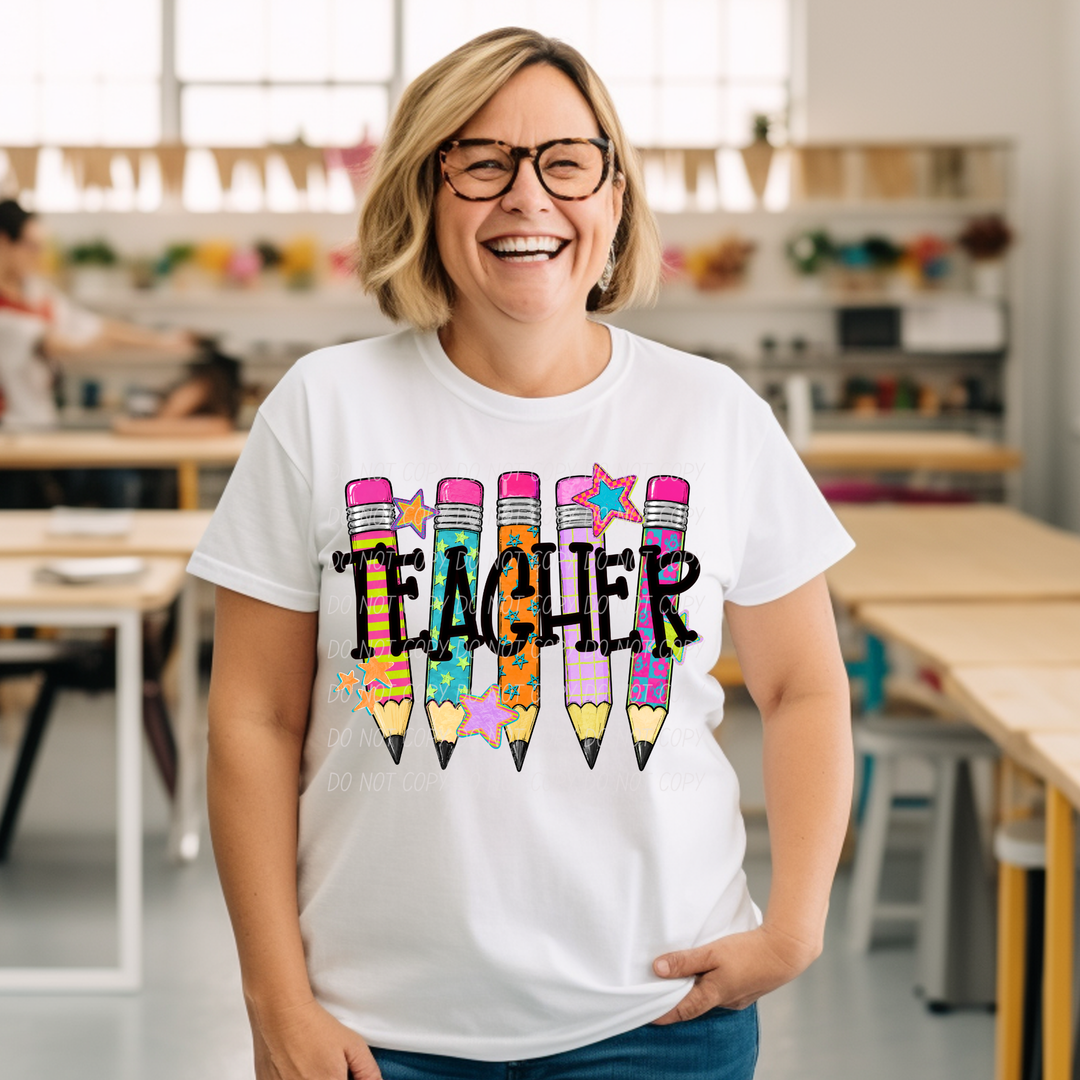 Teacher DTF Print