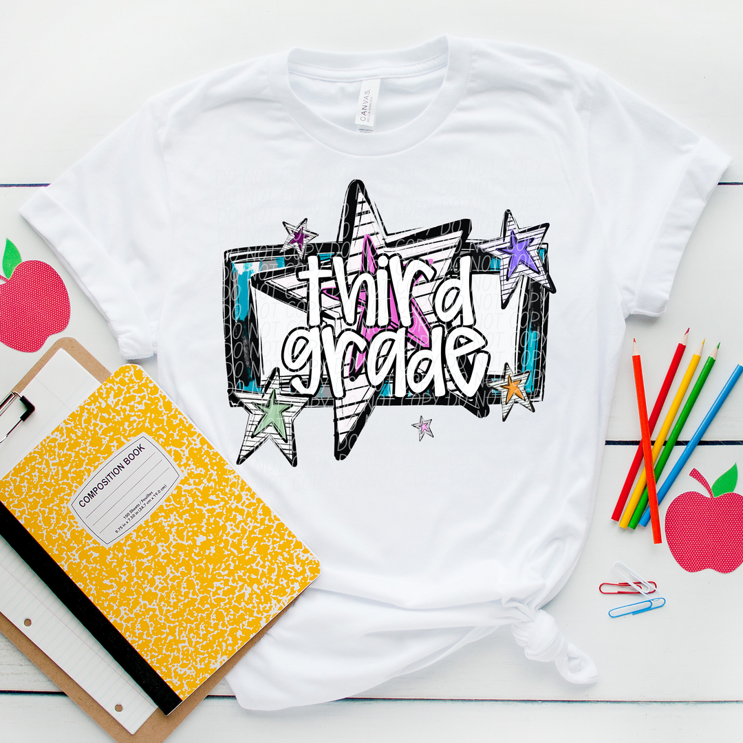 Bright Stars Elementary Grades DTF Print