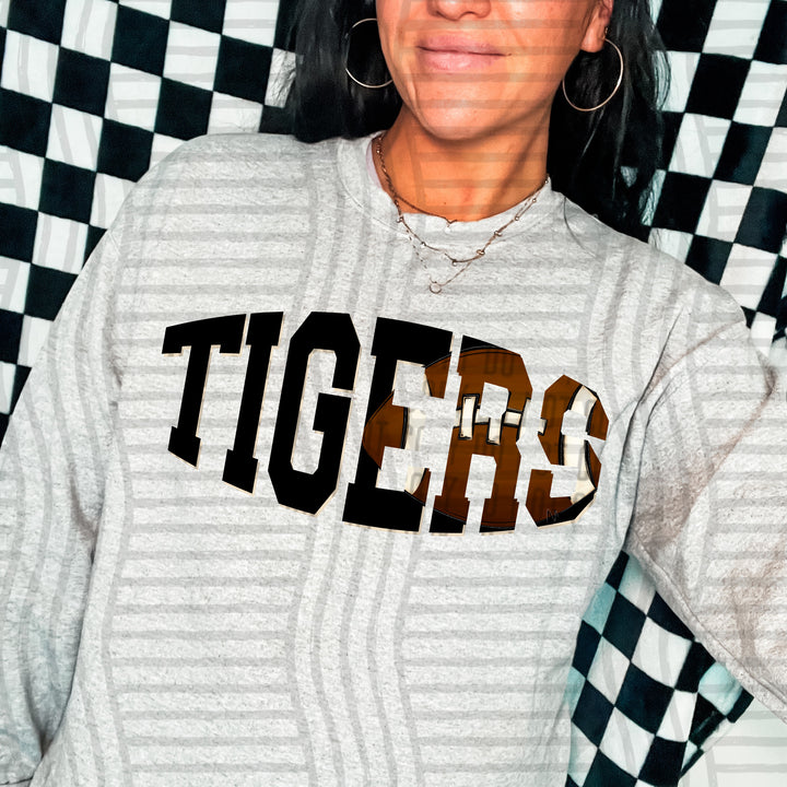 Varsity Clipped Football Mascots DTF Print