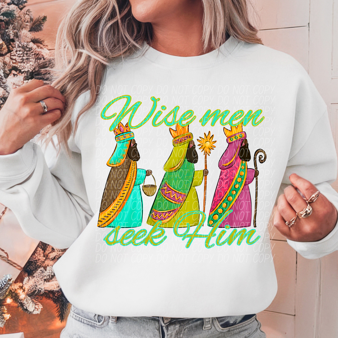 Wise Men Seek Him DTF Print