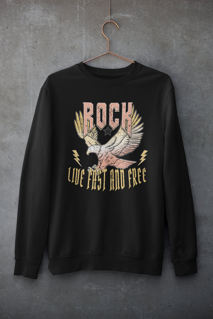 Rock Live Fast and Free DTF Print