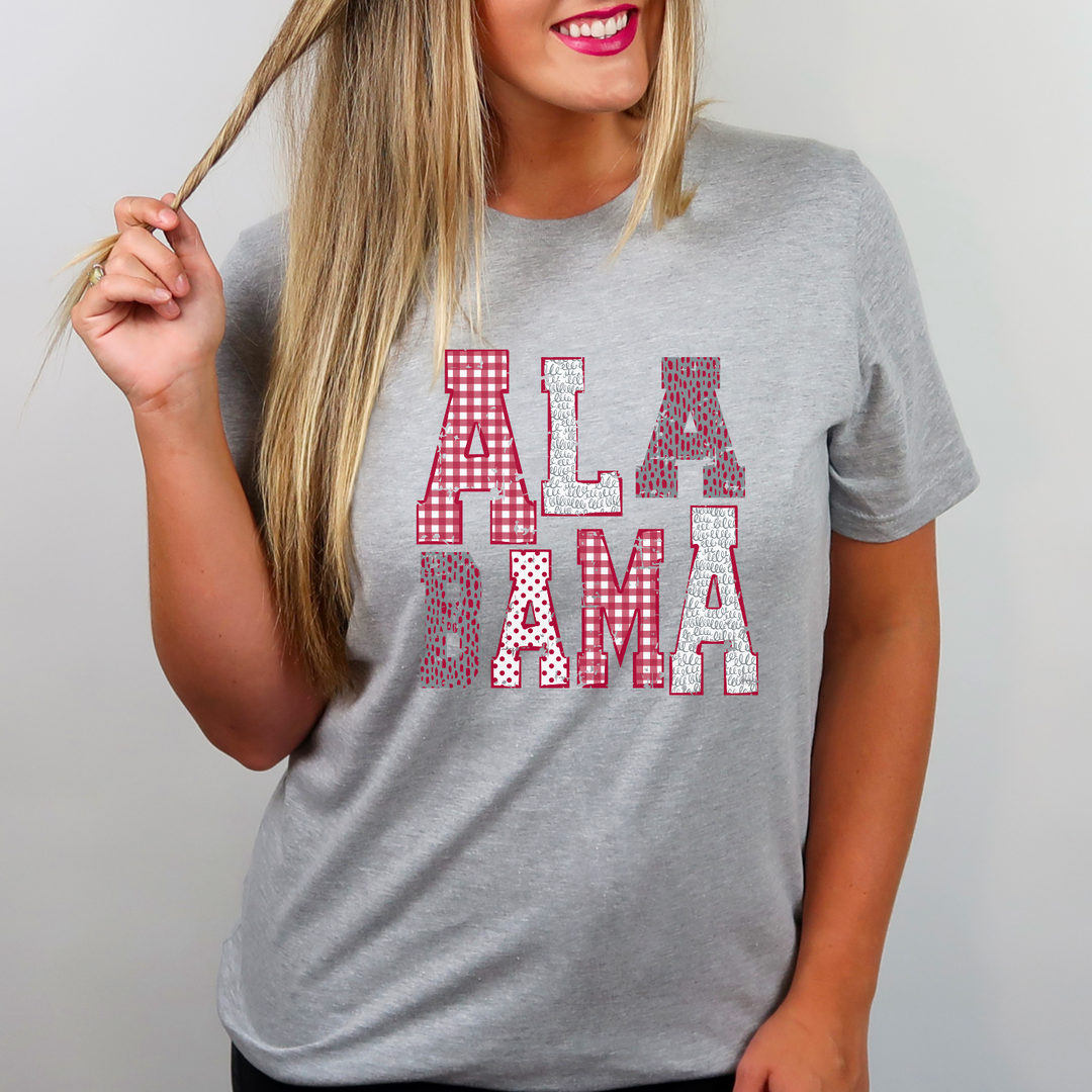 Alabama Patterned DTF Print