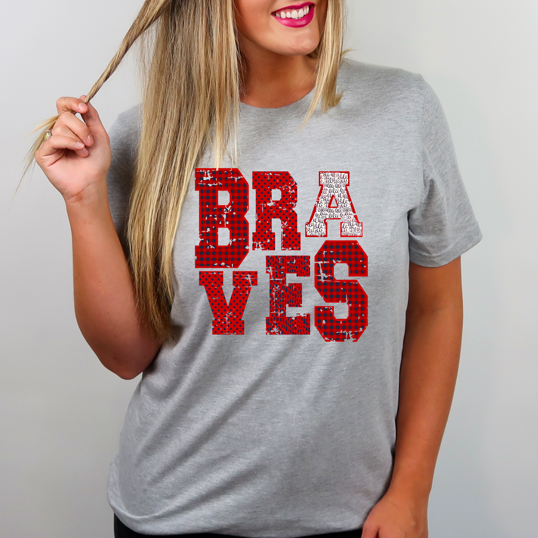 Braves Patterned DTF Print