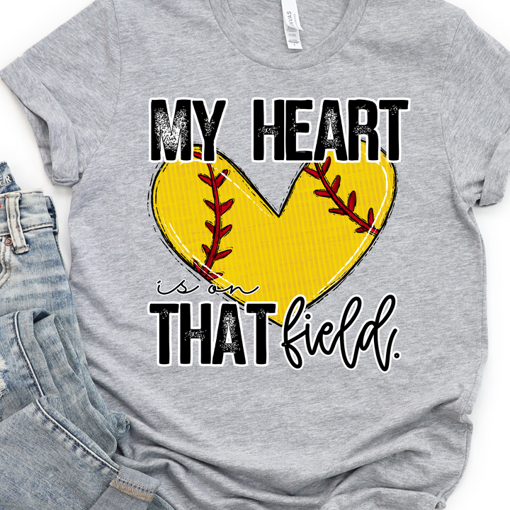 My Heart is on that (Sports) DTF Print