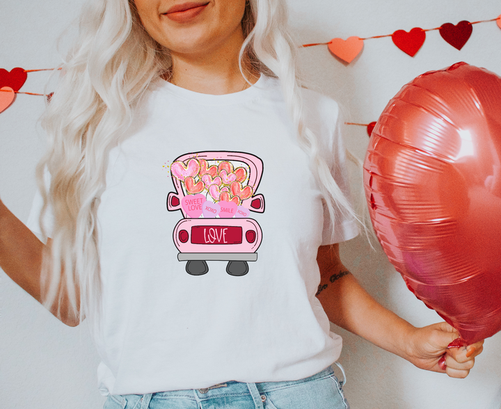 Valentine’s Truck DTF Print