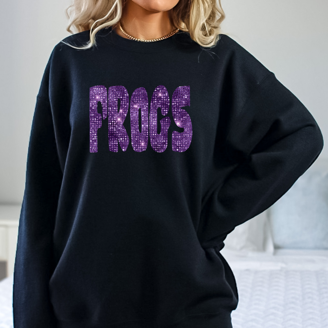 Frogs Bling DTF Print