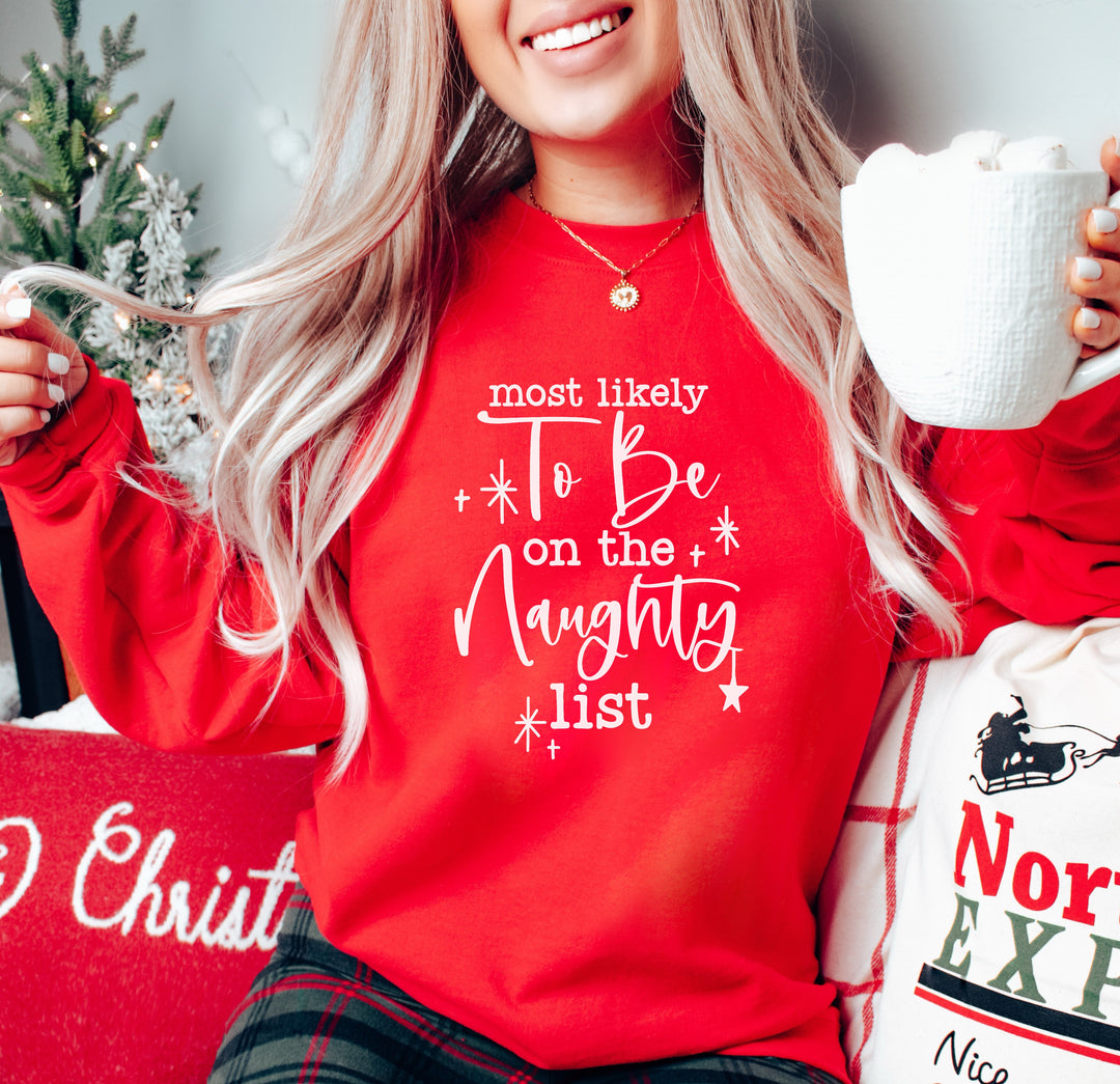 Most Likely to Be on the Naughty List Screen Print KL18