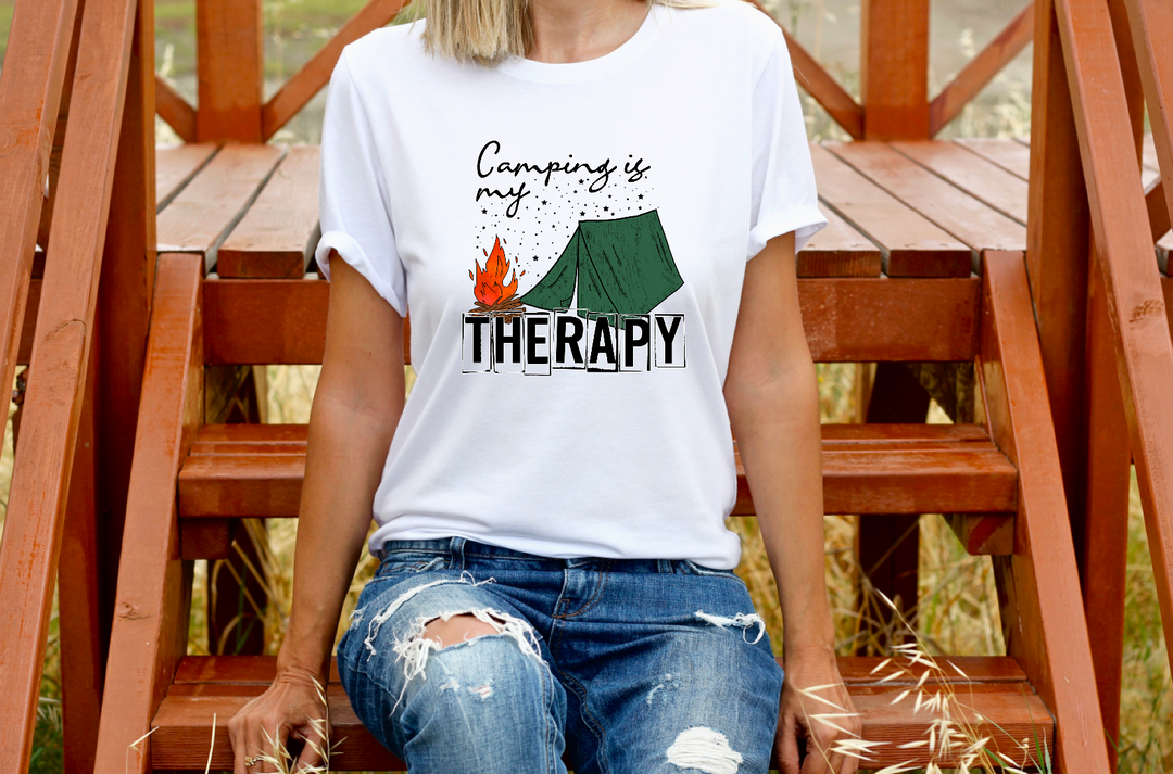 Camping Is My Therapy  DTF Print