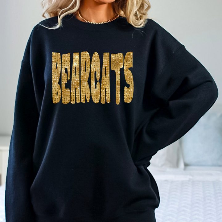 Bearcats Bling DTF Print