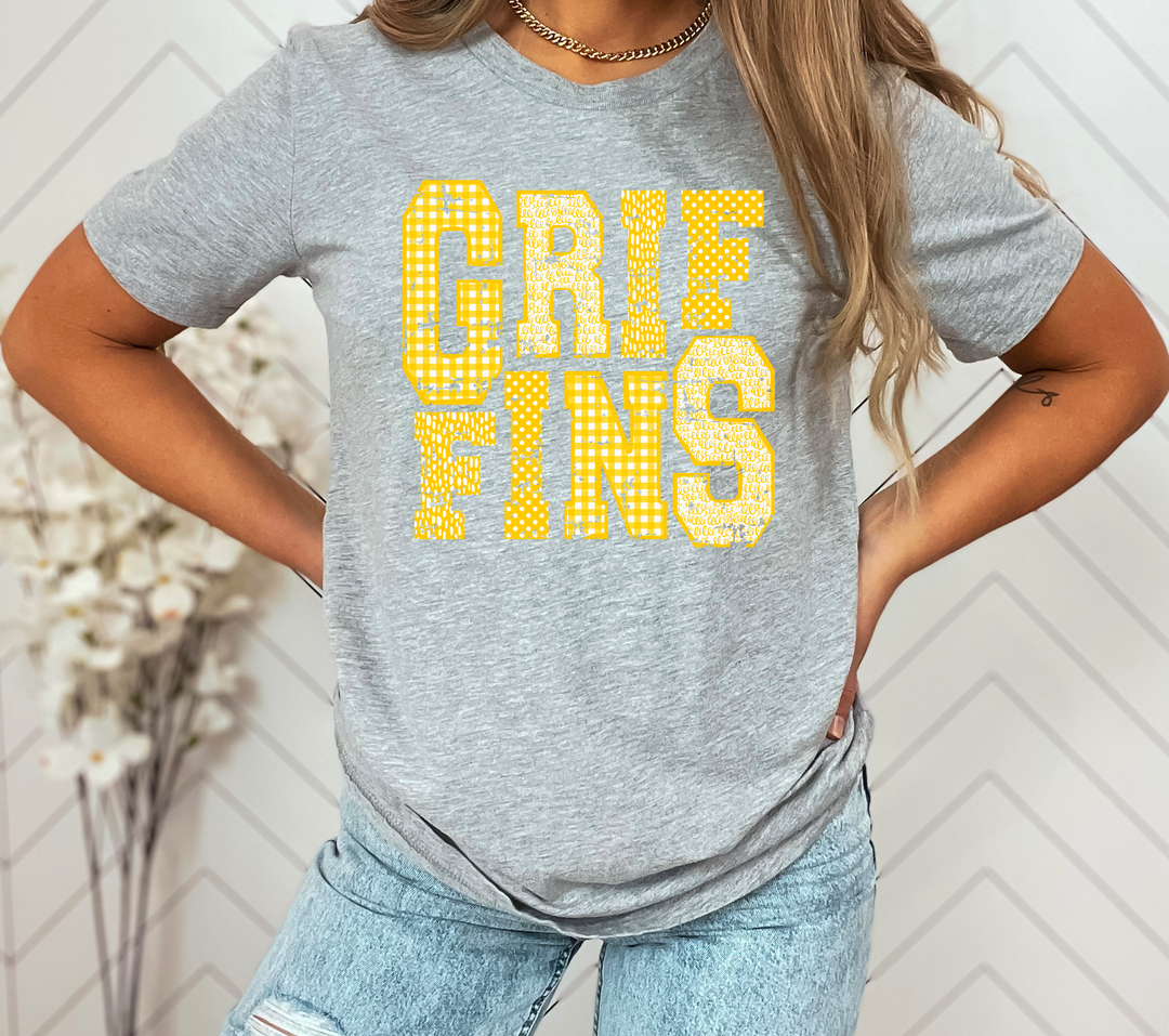 Griffins Patterned DTF Print