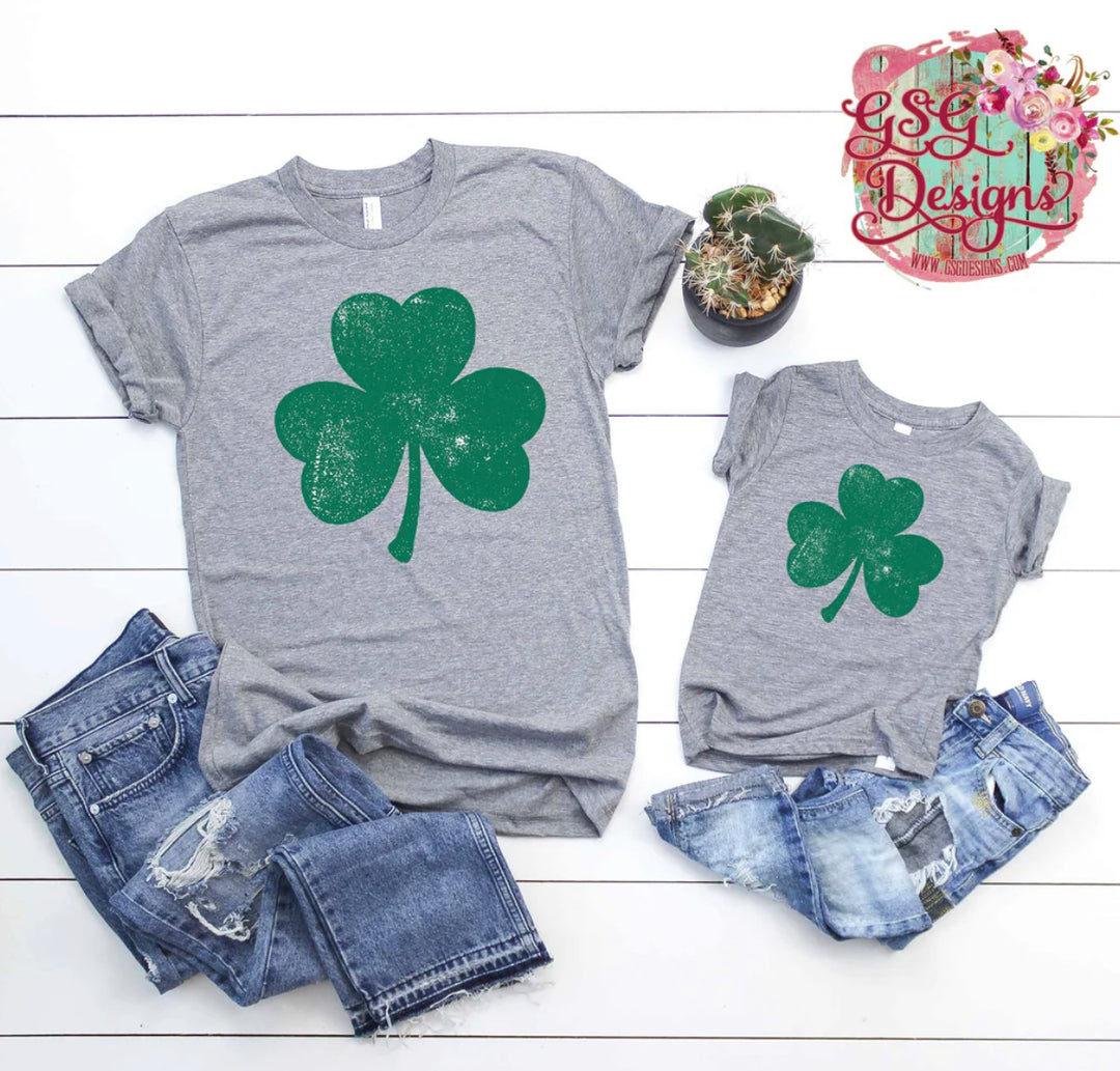 Distressed Shamrock YOUTH DTF Print