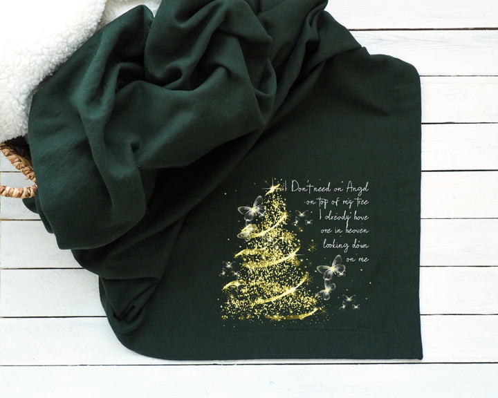 Don't Need an Angel on Top the Tree, I Have One in Heaven Looking Down on Me Screen Print MN20