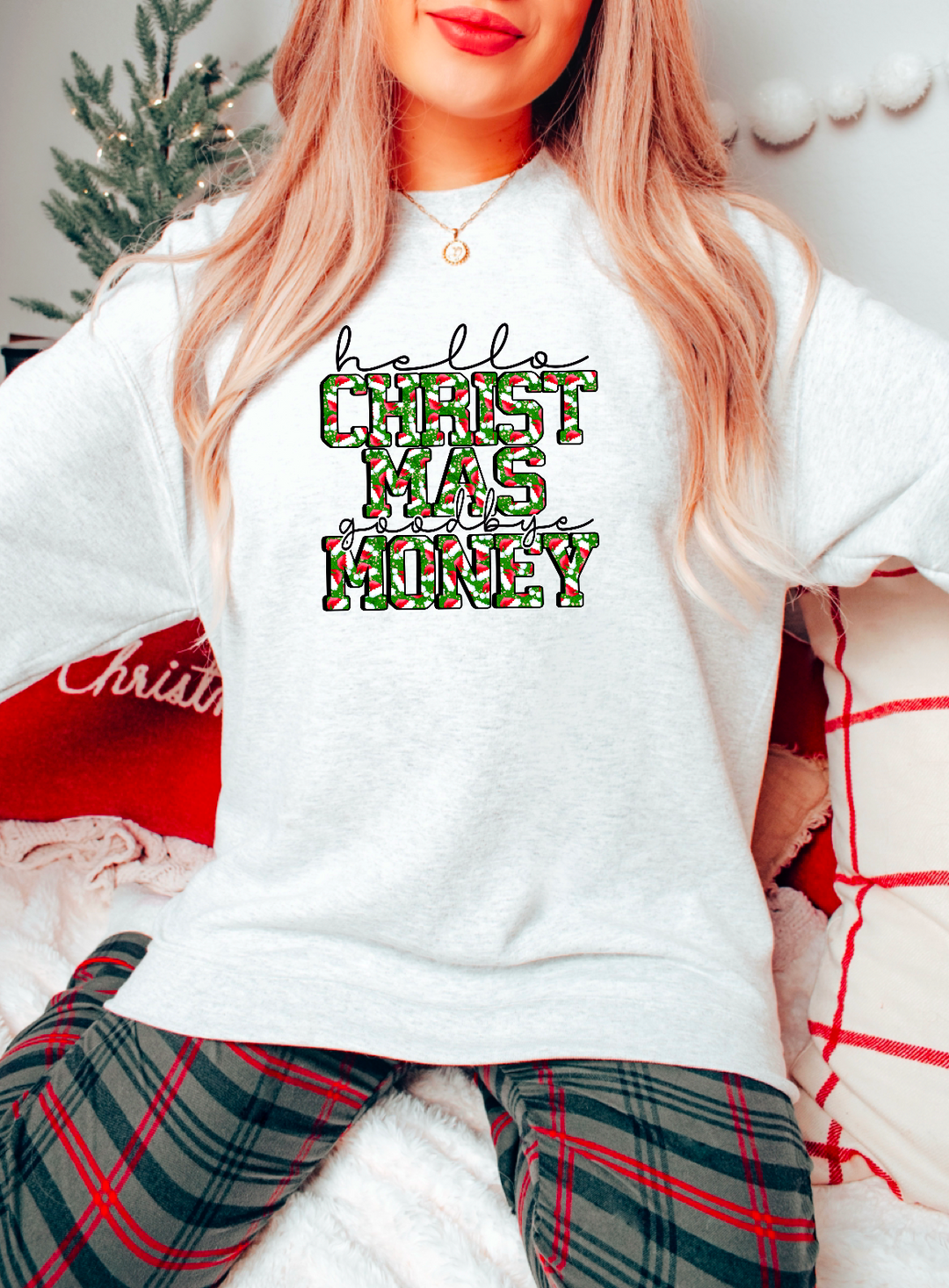 Hello Christmas Goodbye Money DTF Print