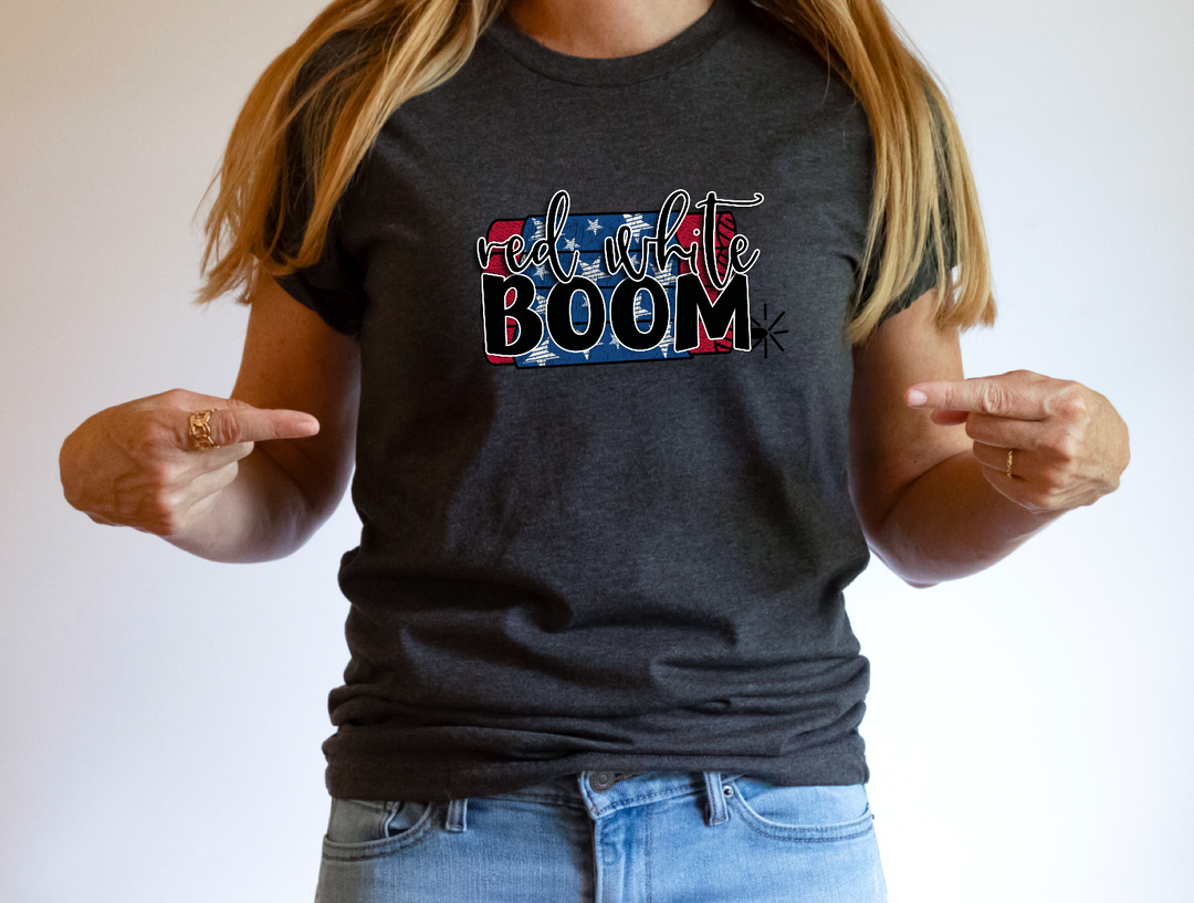 Red White and Boom  DTF Print