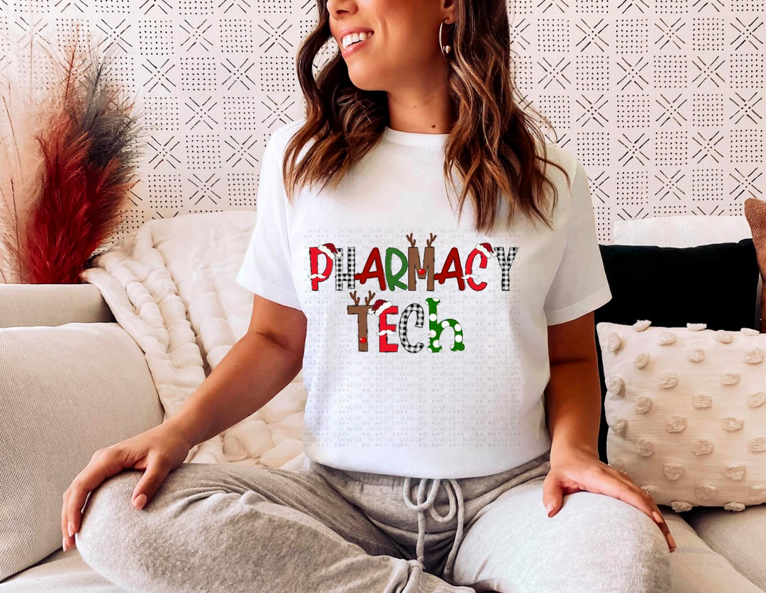 Pharmacy Tech Christmas DTF Print