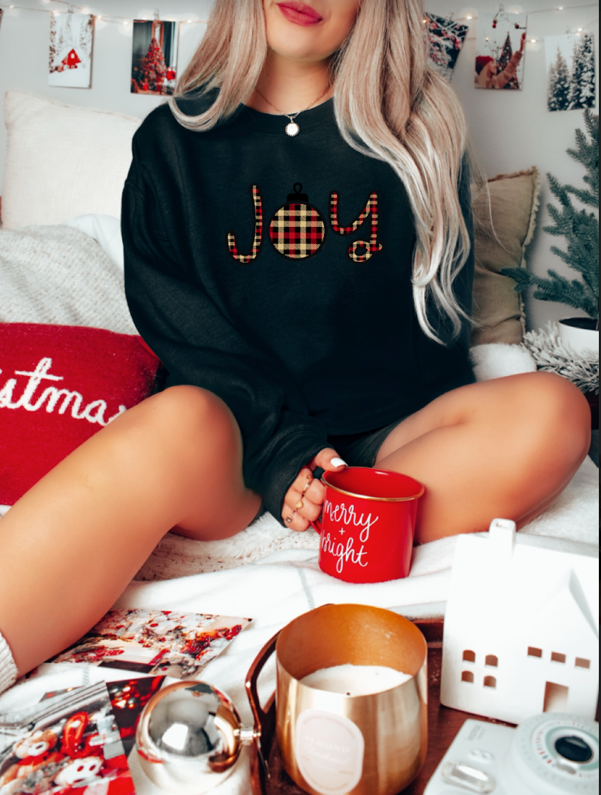 Joy Plaid DTF Print