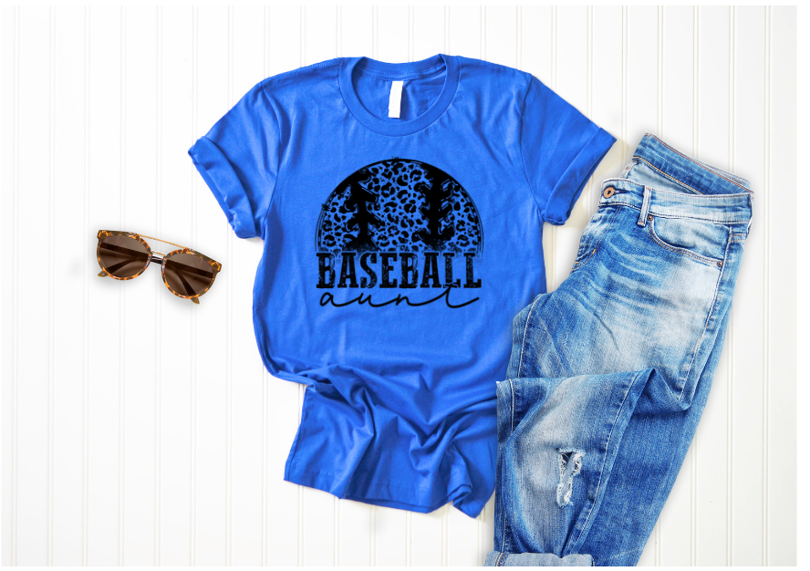 Baseball Aunt DTF Print