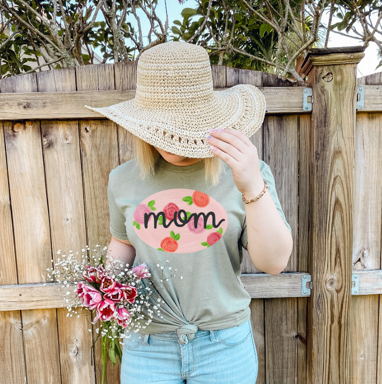 Mommy/Mom Floral DTF Print