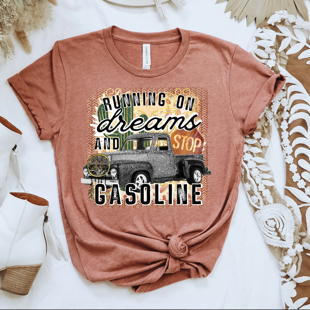 Running on Dreams and Gasoline DTF Print