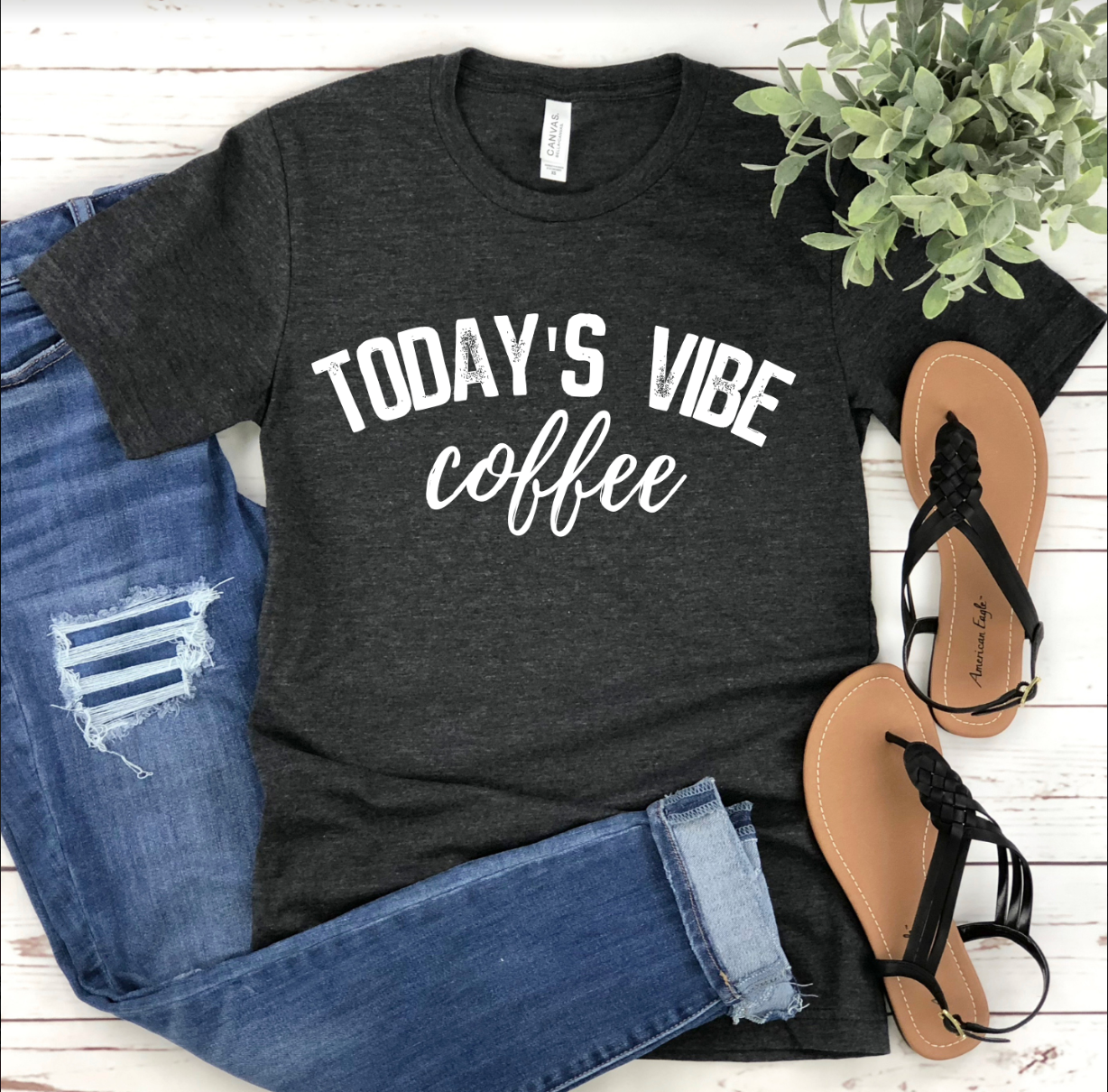 Today's Vibe Coffee DTF Print