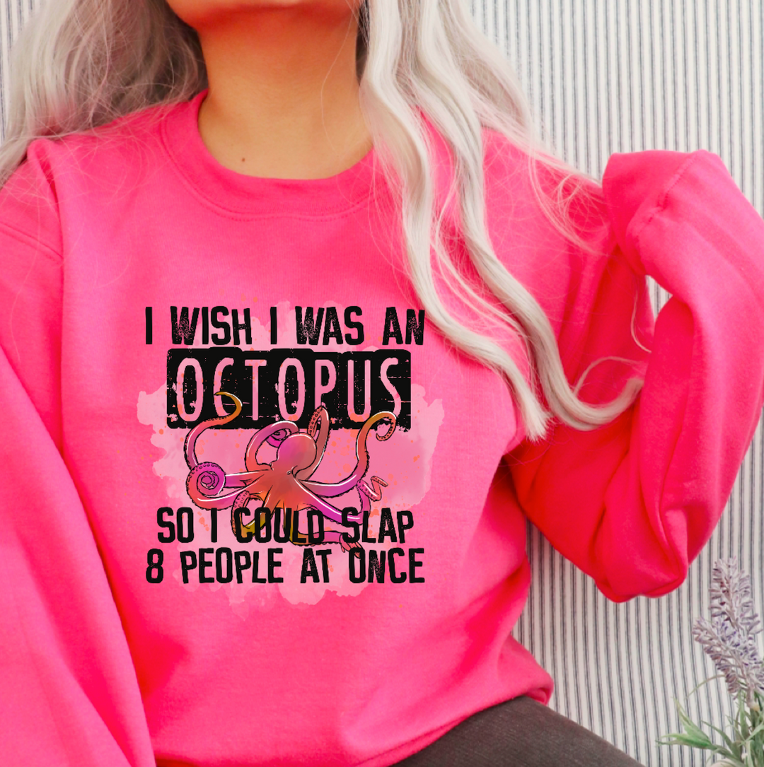 I Wish I Was an Octopus DTF Print