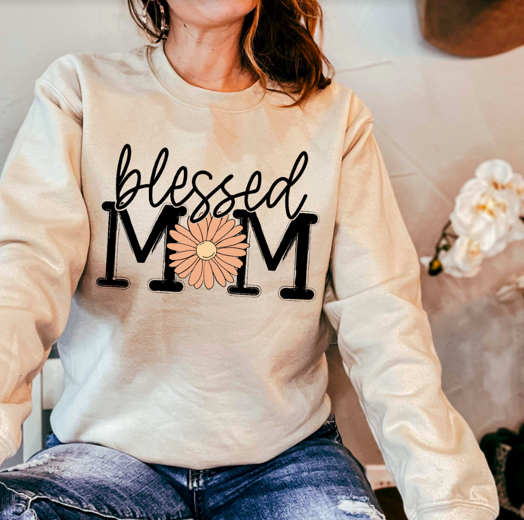 Blessed Mom DTF Print