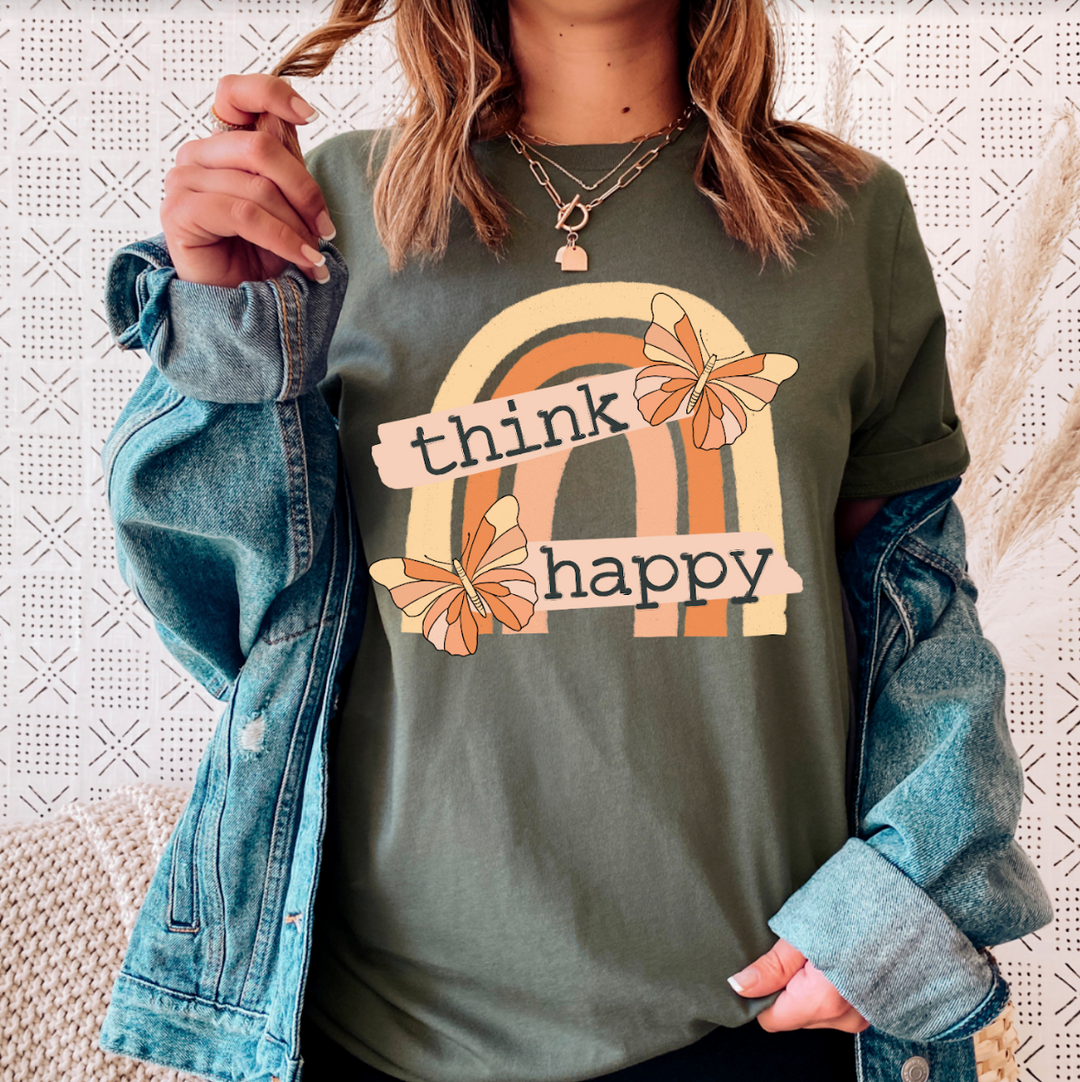 Think Happy DTF Print