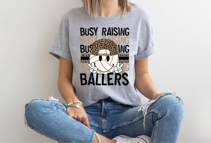 Busy Raising Ballers WITH HATS DTF Print