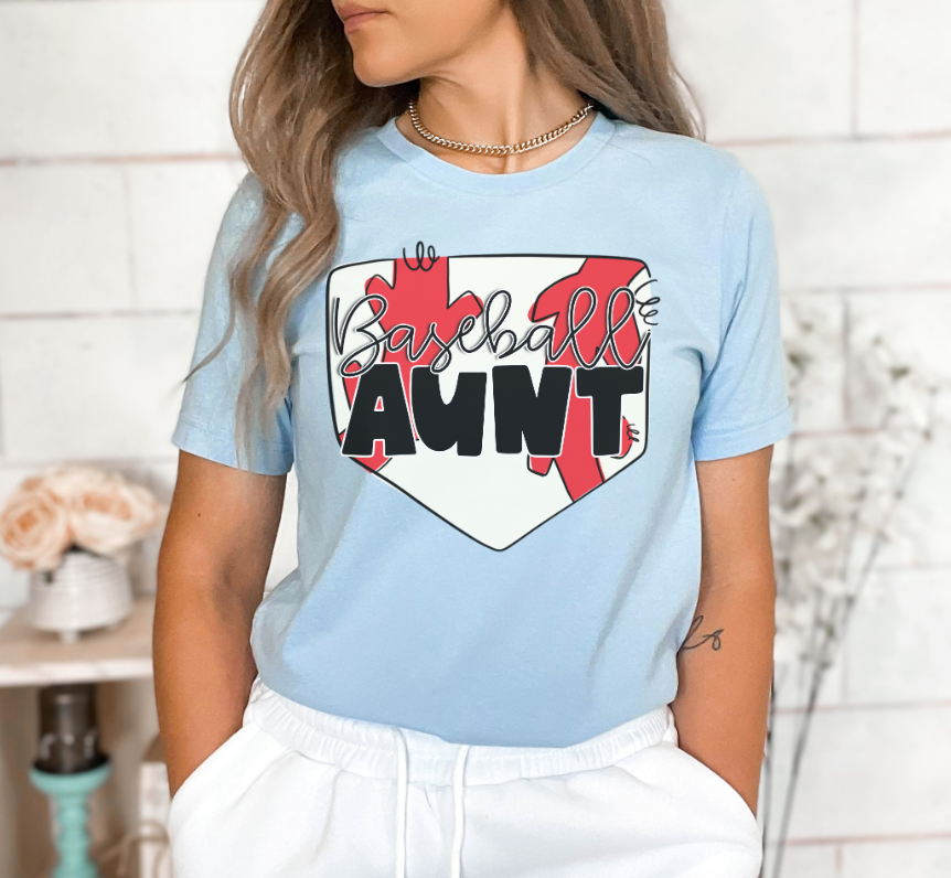 Baseball Aunt DTF Print