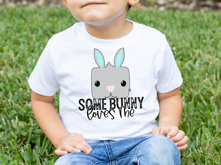 Some Bunny Loves Me (boy/girl) DTF Print