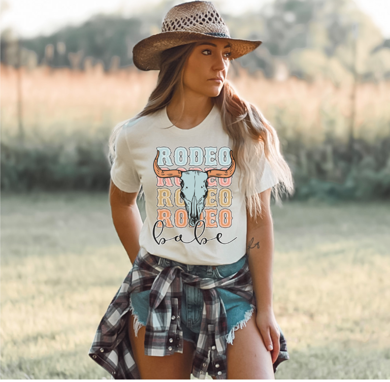 Rodeo Babe DTF Print