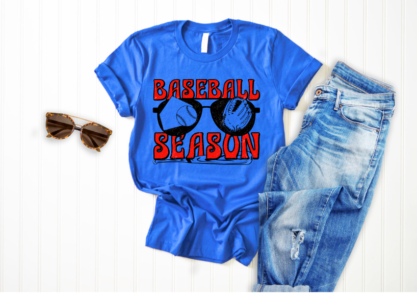 Baseball Season DTF Print