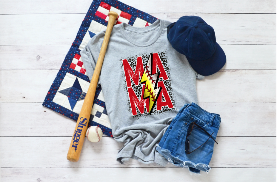 Mama Softball & Baseball DTF Print