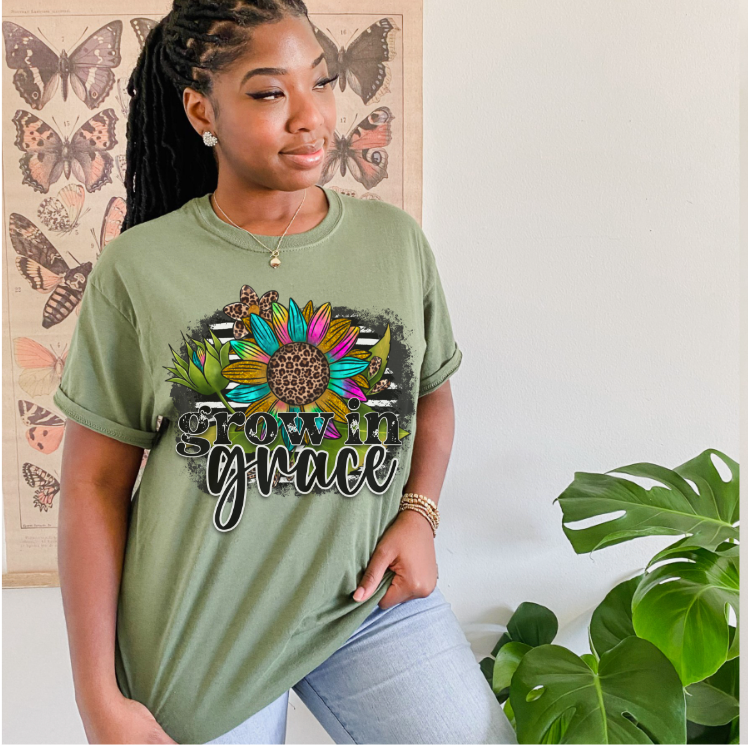 Grow in Grace DTF Print