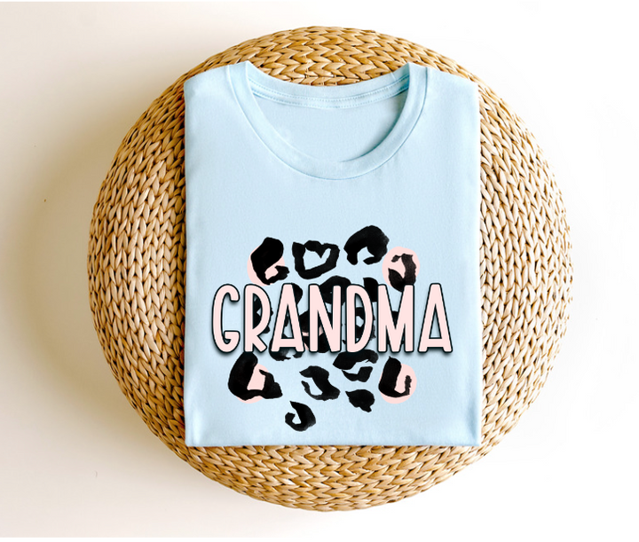 Leopard Mama/Grandma (multiple names) DTF Print