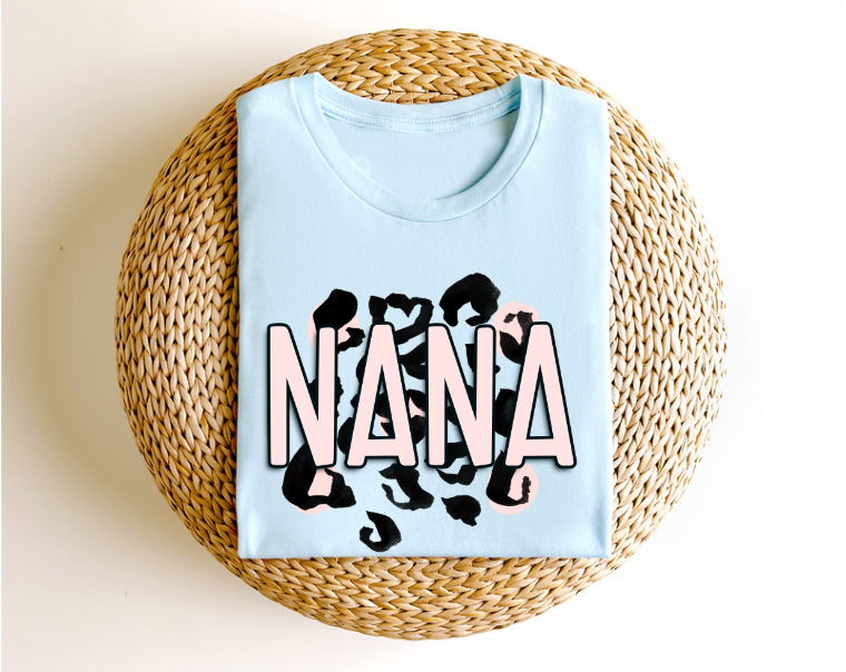 Leopard Mama/Grandma (multiple names) DTF Print