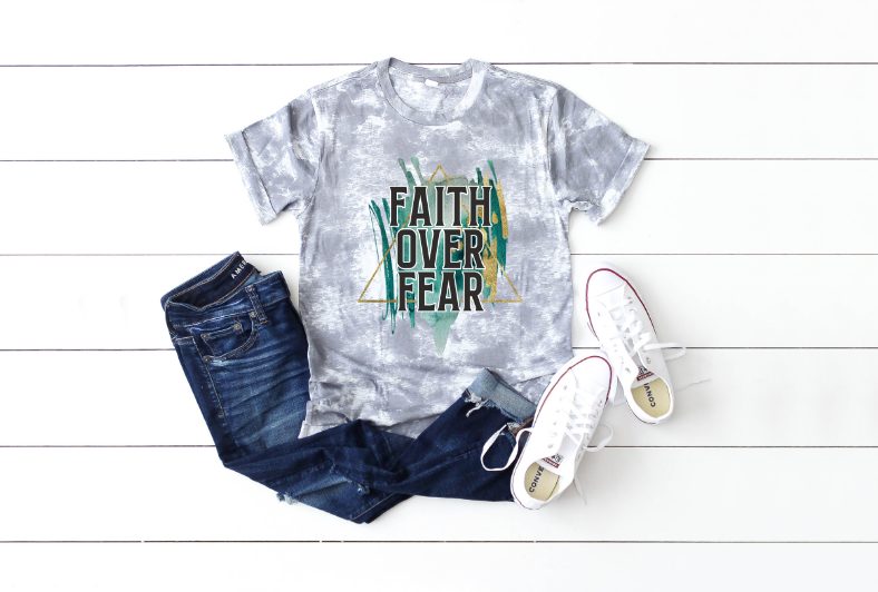 Faith Over Fear DTF Print