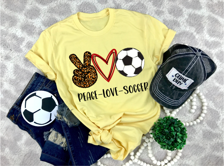 Peace Soccer DTF Print