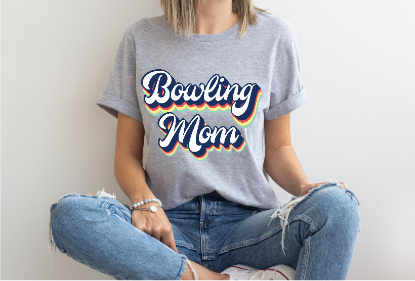 Bowling Mom DTF Print