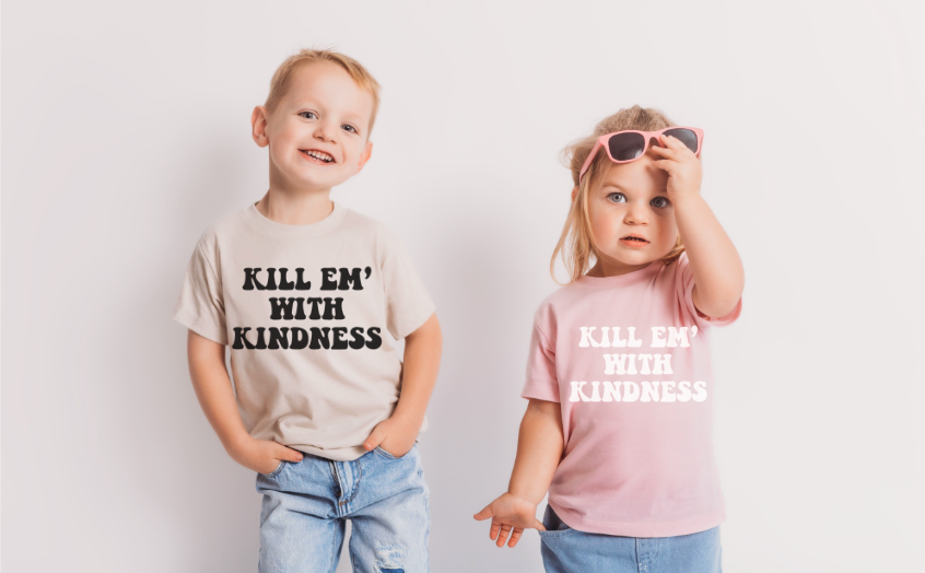 Kill Em' With Kindness DTF Print