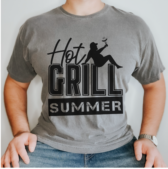 Hot Grill Summer DTF Print