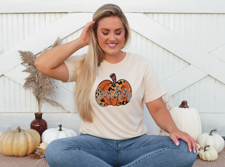 Leopard Pumpkin  DTF Print