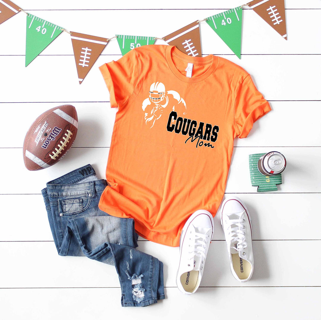 Cougars Football Mom Digital Design File .png