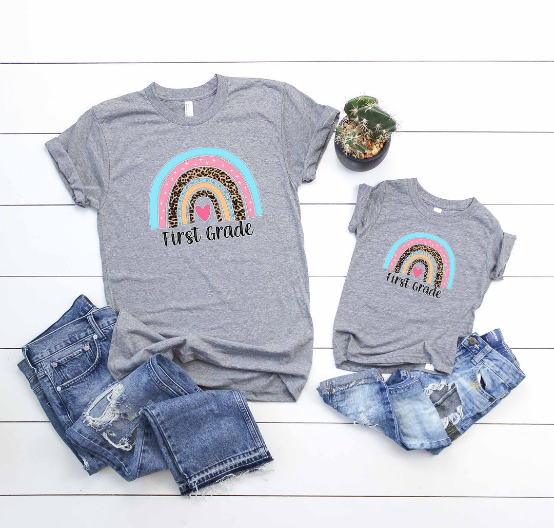 YOUTH First Grade Rainbow DTF Print