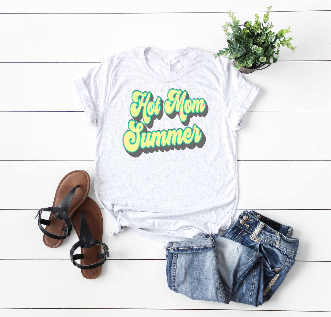 Hot Mom Summer Retro Digital Design File PNG