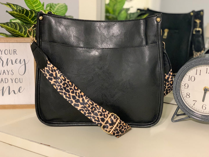 RTS Leopard Strap Purse