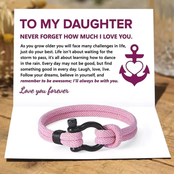 Rope To My Daughter Bracelet